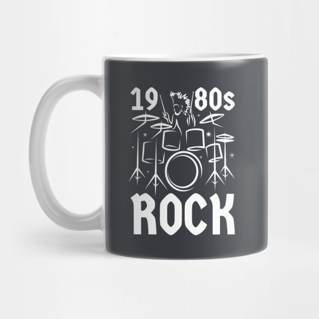 1980s Rock Music Drummer by dkdesigns27